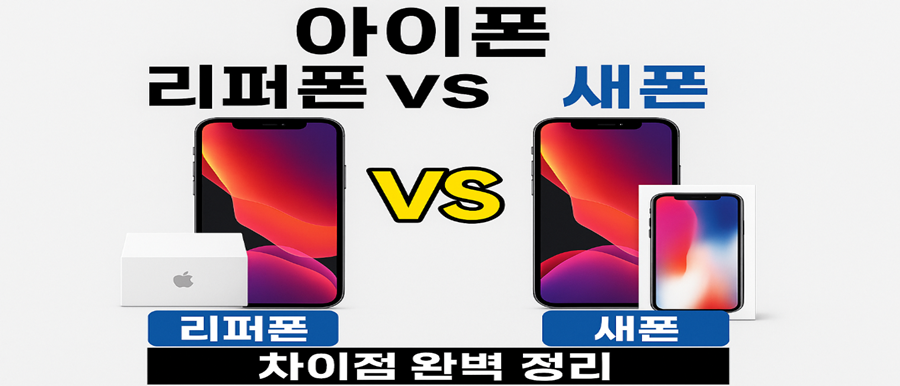 아이폰 리퍼폰 새폰 차이점 완벽 정리 최신 기준