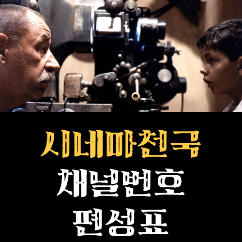 시네마천국 채널번호-편성표