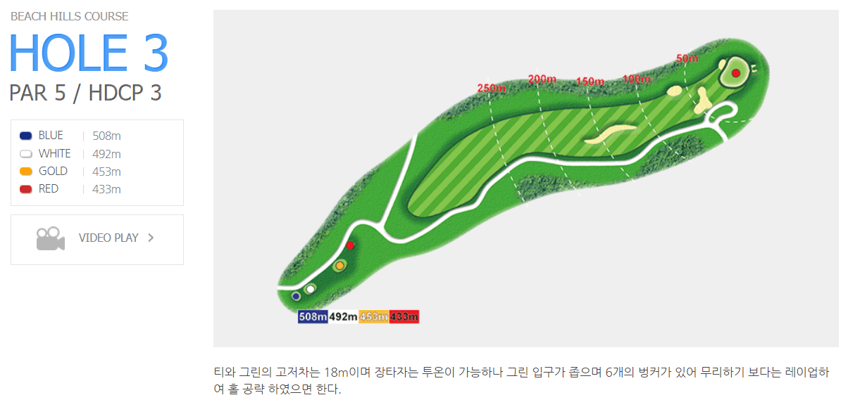 에코랜드 골프클럽 비치힐스코스 3