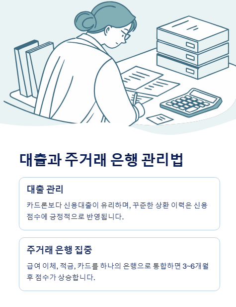 대출과 주거래 은행 관리법