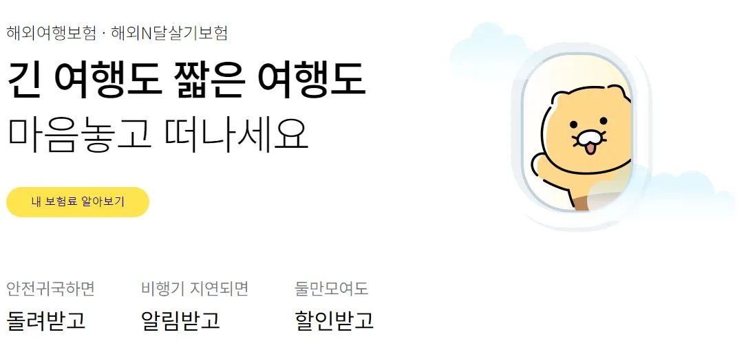 해외여행보험-비교-카카오페이-안내