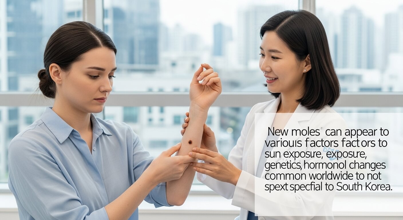 몸에 갑자기 점이 많이 생기는 이유