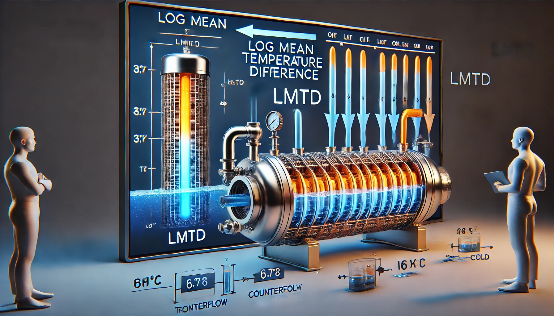 대수평균온도차 설명 이미지