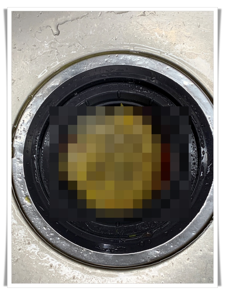 터치원 탈수 후 모습(모자이크)