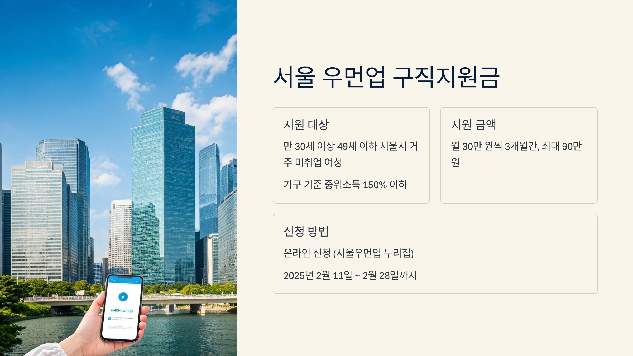 경력단절 여성 지원금 종 총정리