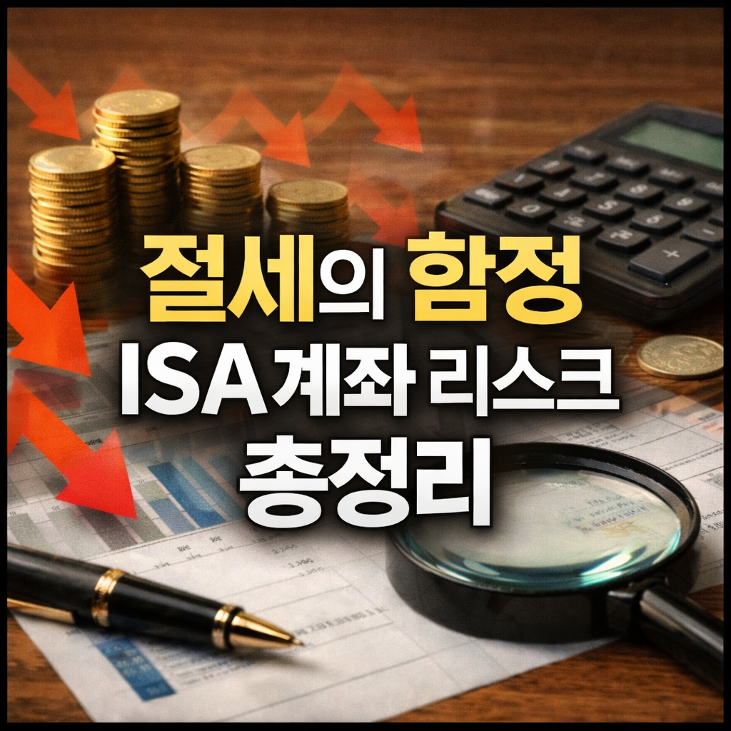 ISA 계좌 단점 현실 분석 절세 통장의 함정과 놓치기 쉬운 리스크 총정리