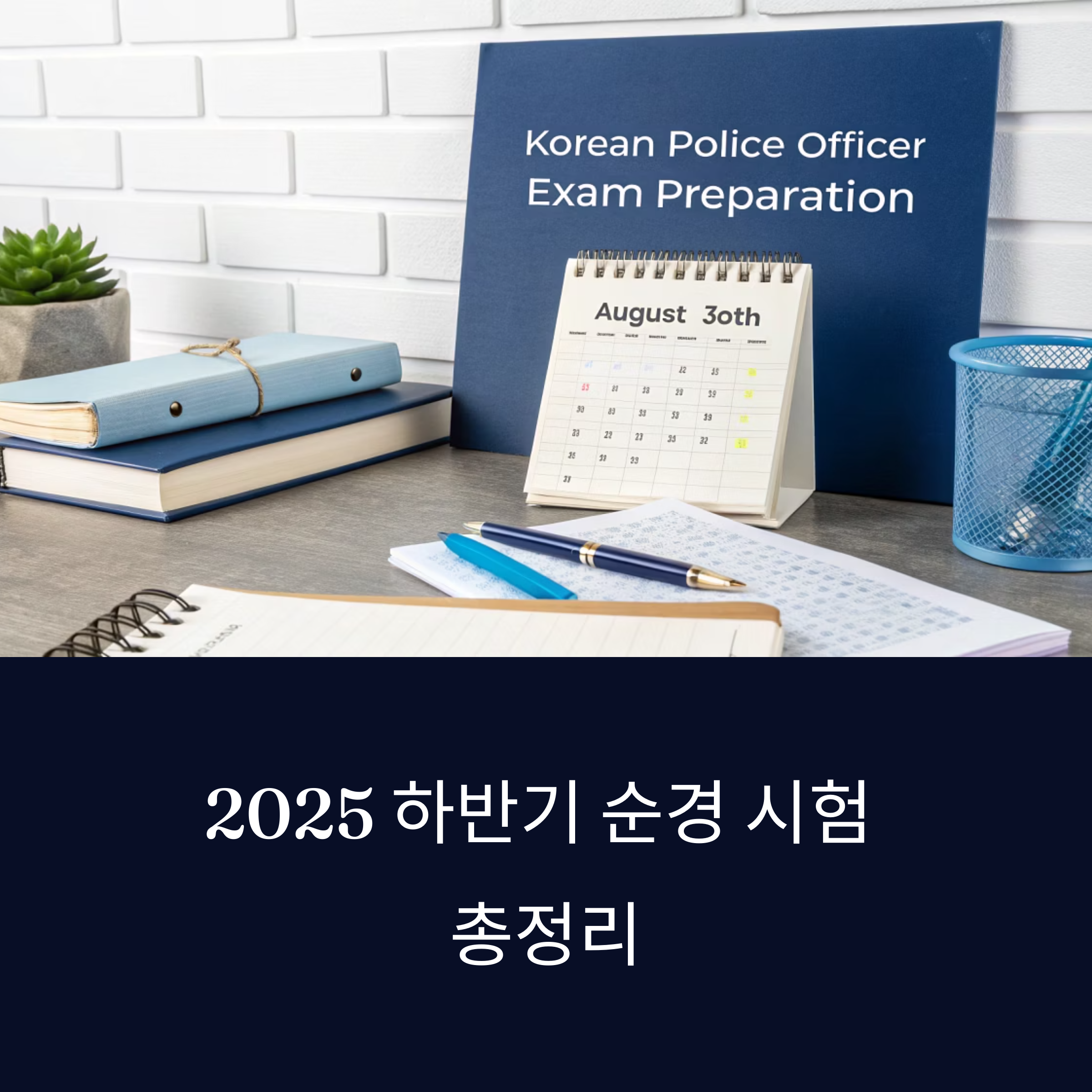 2025 하반기 순경 2차 시험 일정 총정리! 반드시 알아야 할 합격 포인트는?