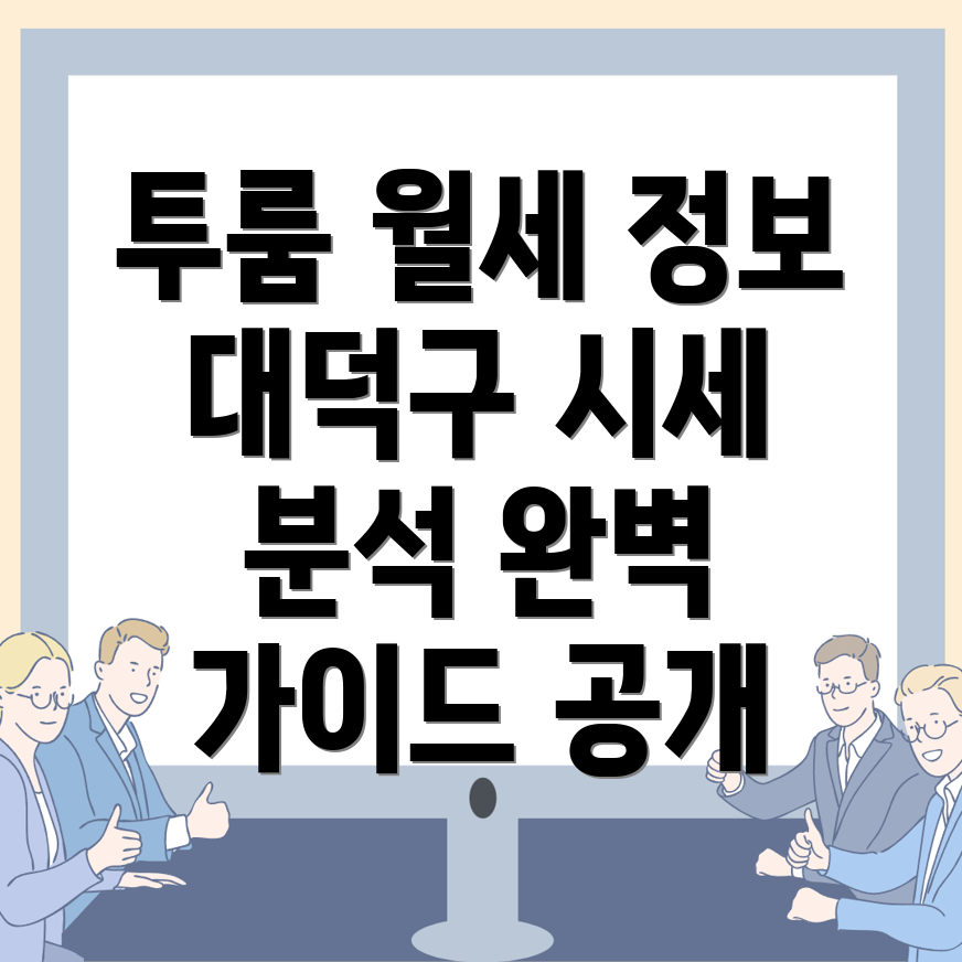 대전 대덕구 대화동 투룸 월세