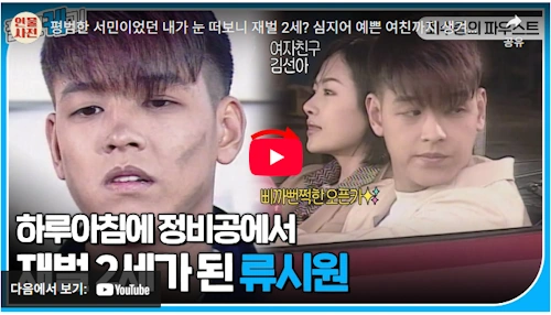 배우 류시원 작품활동 필모그래피 보기