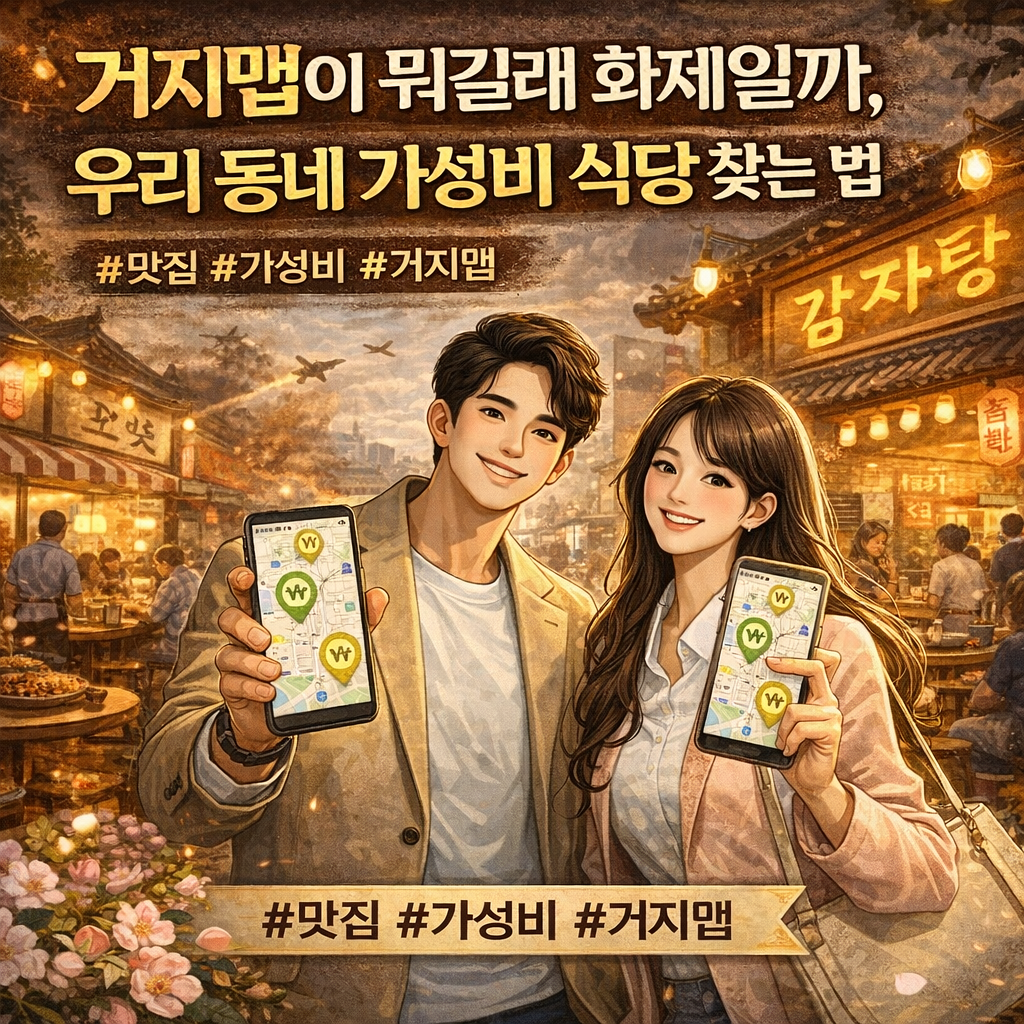 거지맵이 뭐길래 화제일까, 우리 동네 가성비 식당 찾는 법