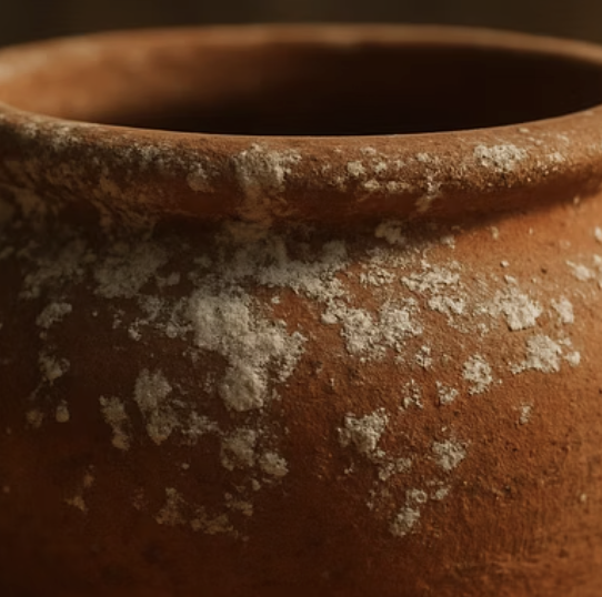 토기화분 백화현상&amp;#44; 이거 곰팡이인가요? (원인과 해결)