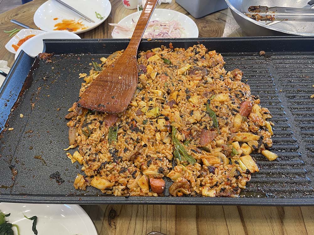 하늘정원 이장네 오리고기 볶음밥