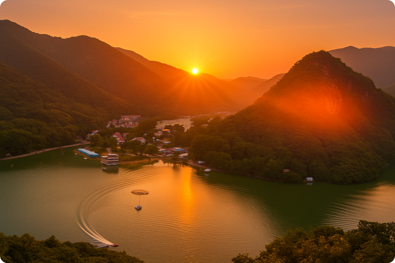 포천 산정호수 새해 일출 해돋이 명소 /출처:여행을 말하다