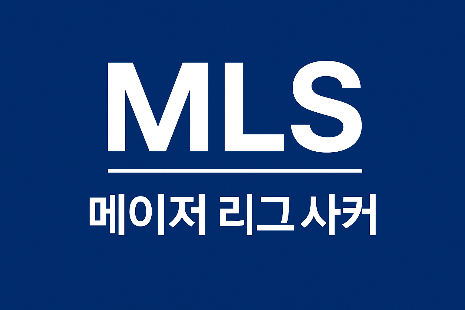 메이저 리그 사커(Major League Soccer, MLS)