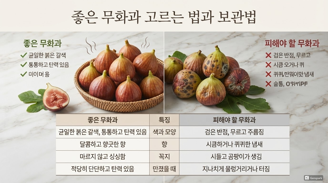 좋은 무화과 고르는 법과 보관법