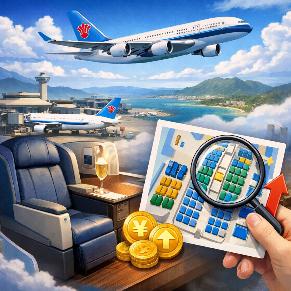 중국남방항공 좌석배치도 확인방법 총정리|좌석선택 꿀팁·업그레이드 비용까지 한 번에 관련 사진