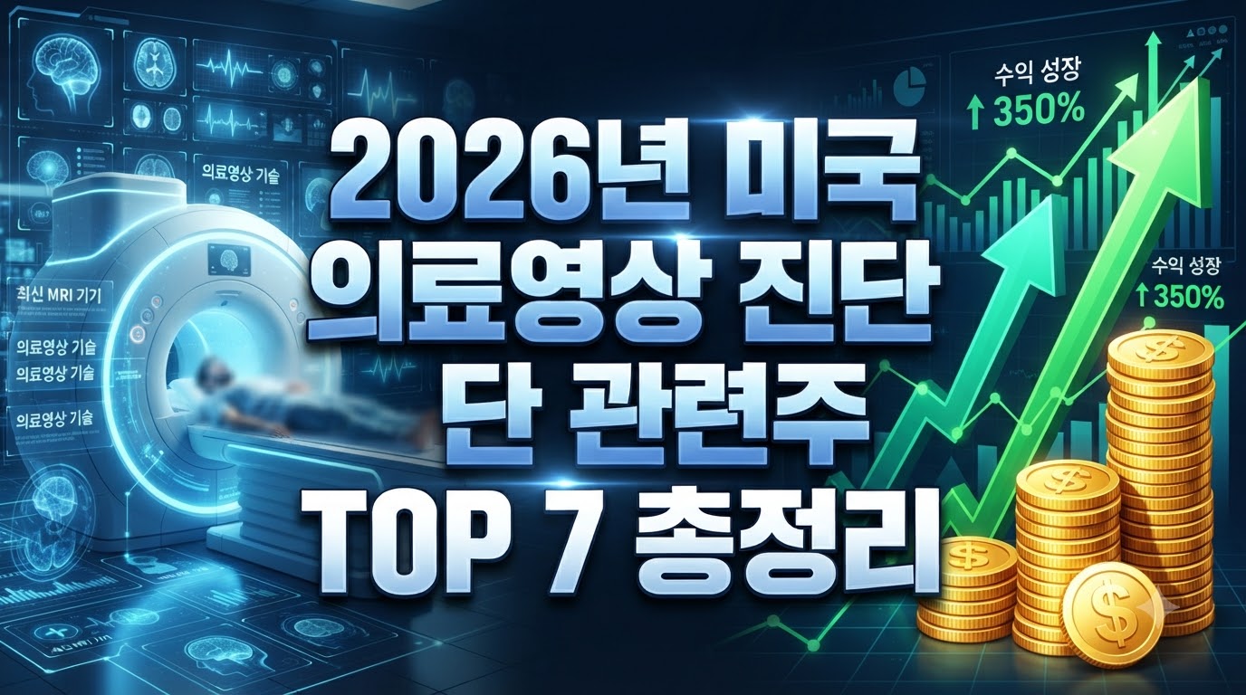 2026년 폭발적 성장! 미국 의료영상 AI 관련주 대장주는?