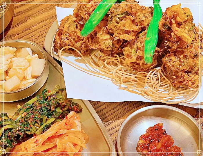 신당 중앙시장 맛집 참나무 능이 장작구이, 닭고기 모듬전