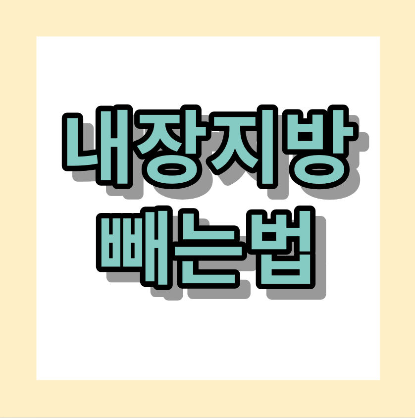 내장지방 빼는법