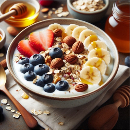 요거트 볼 만들었어요