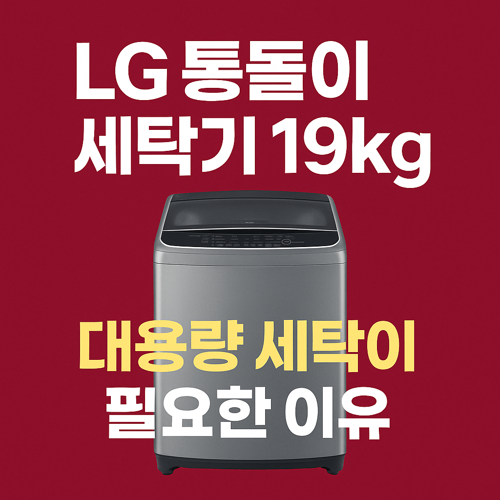 LG 통돌이 세탁기 19kg