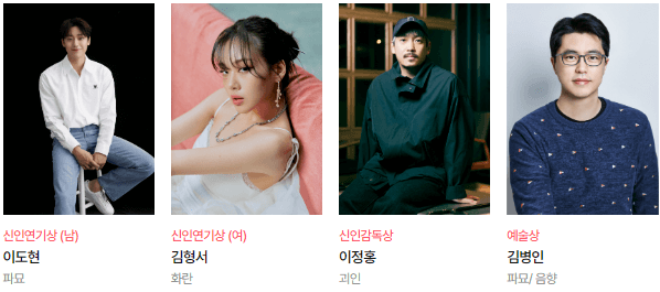 60회 백상예술대상 대상 수상자 명단