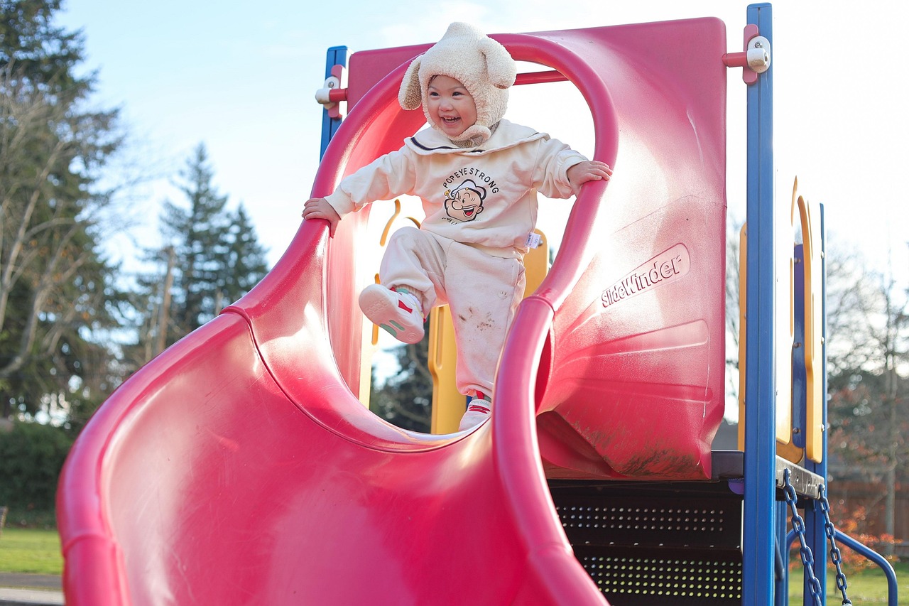 아기랑 놀이터 사진