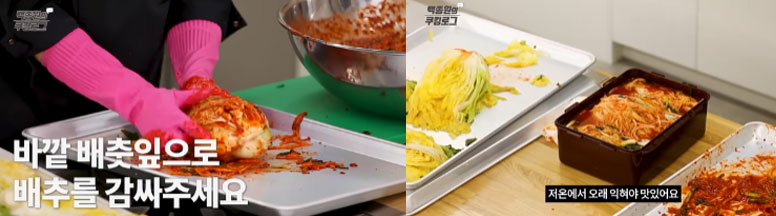 백종원 초보자를 위한 김장김치 황금레시피
