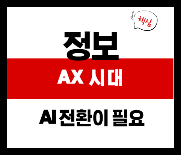 DX는 끝났다! 이제는 AX 시대 &ndash; AI 전환이 필요한 이유 (2025년판)