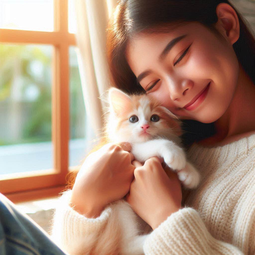 고양이는 사랑스럽고 헌신적인 동반자