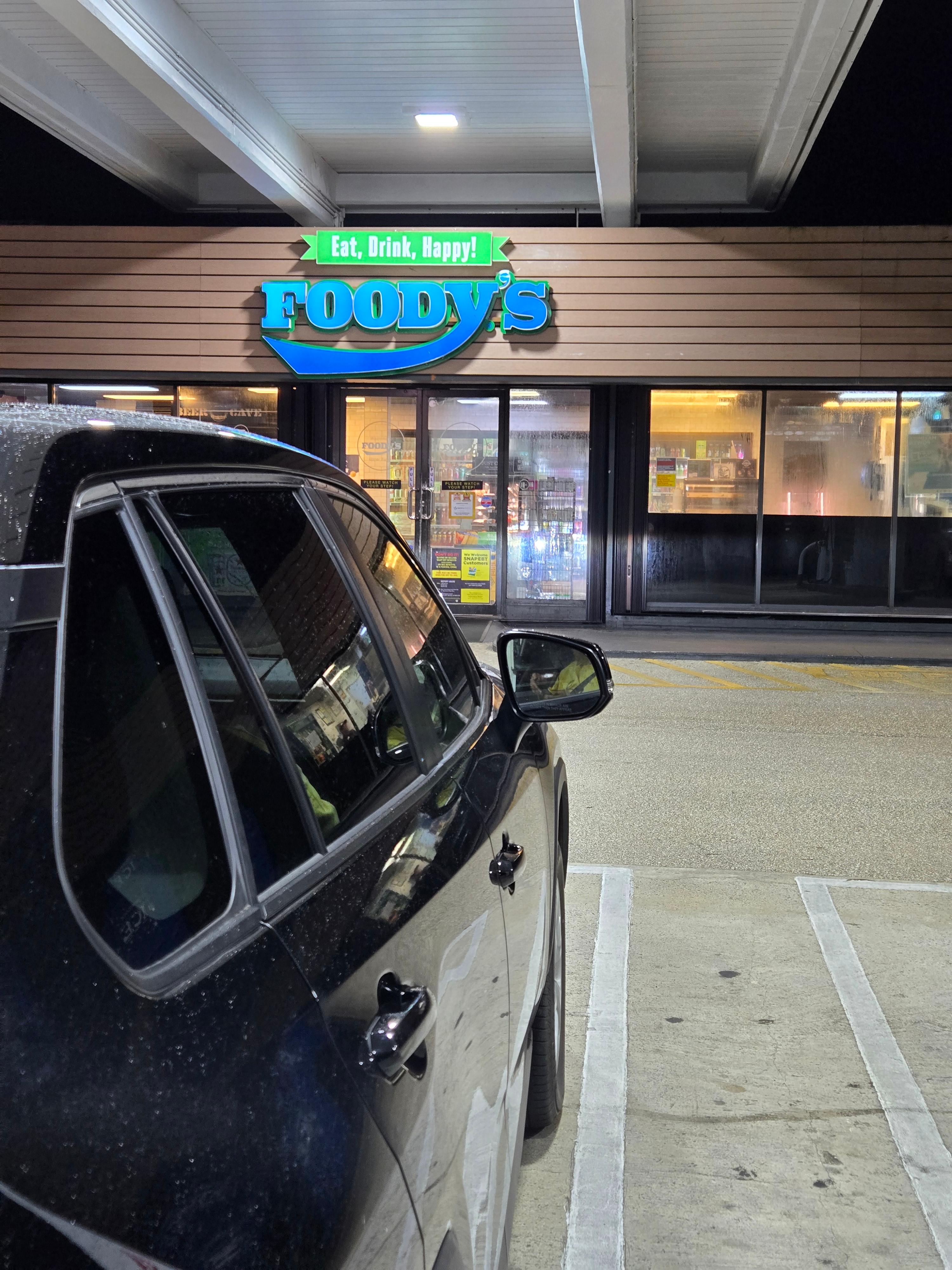 괌 렌트카 반납 전 쉘 주유소 Foody's 계산