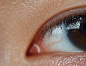 눈밑에 하얀 좁쌀