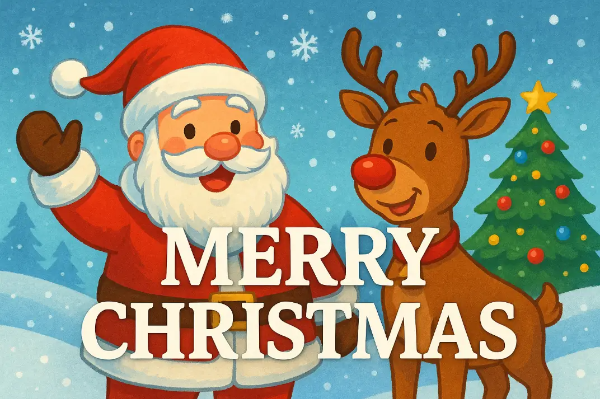 루돌프-산타-크리스마스