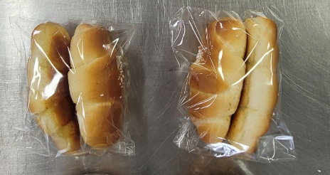 소금빵 포장 완료