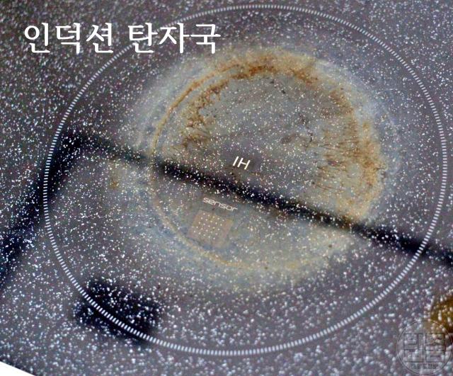 전기레인지 상판 청소, 인덕션 탄자국 지우는법,팁줌