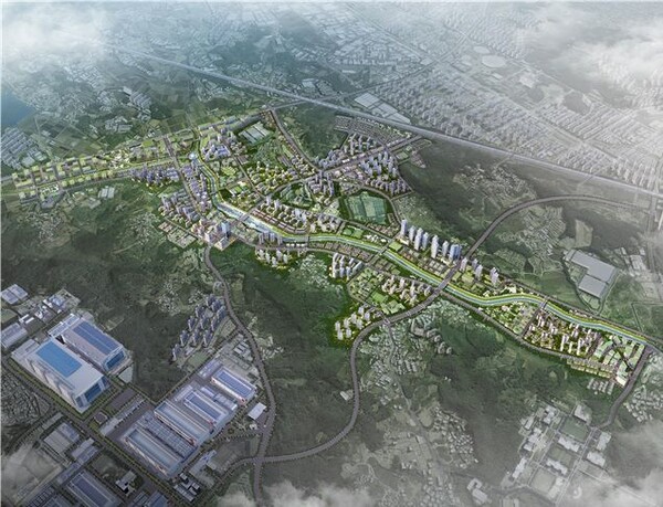 아산 탕정2지구 조감도 이미지