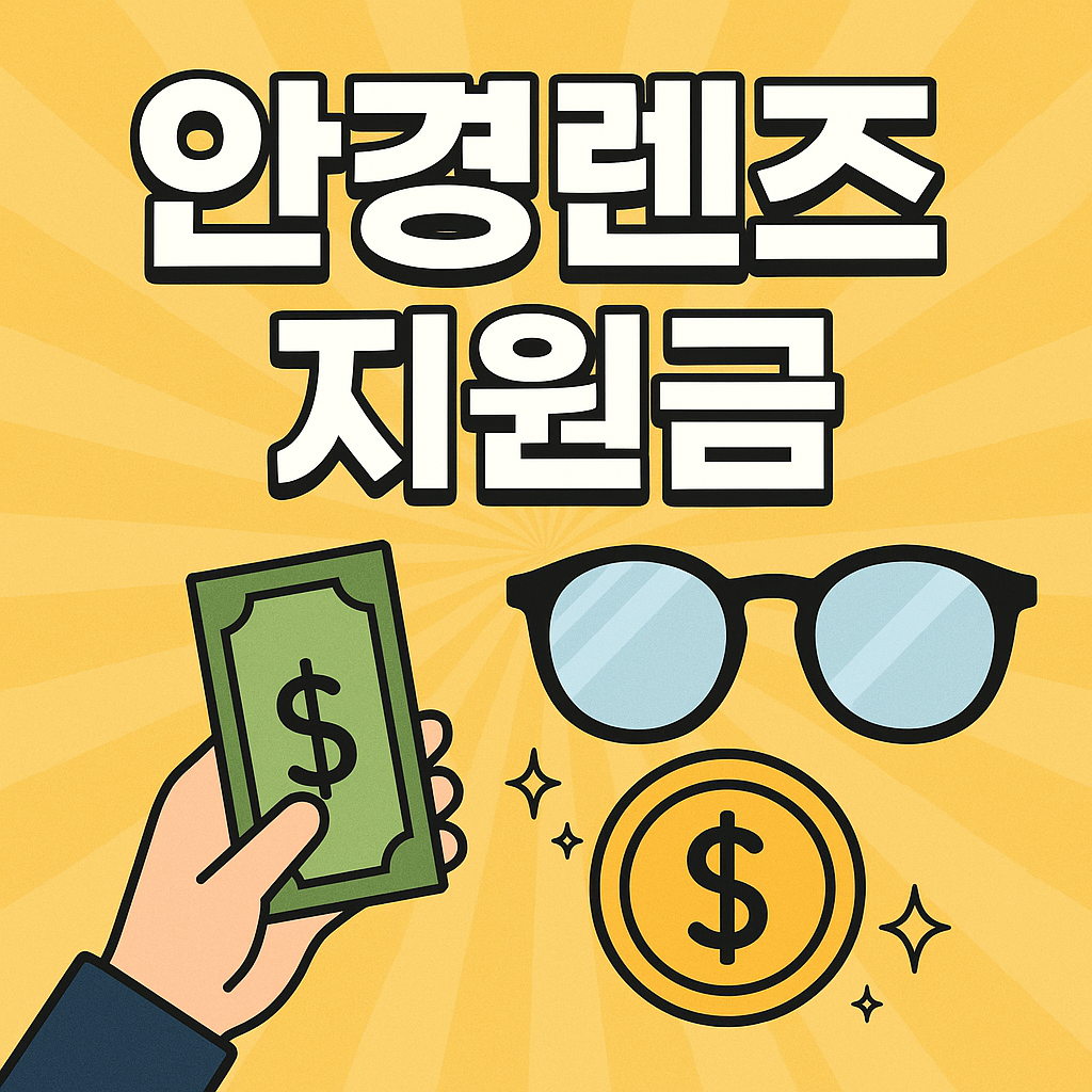 안경렌즈지원금 신청자격 확인