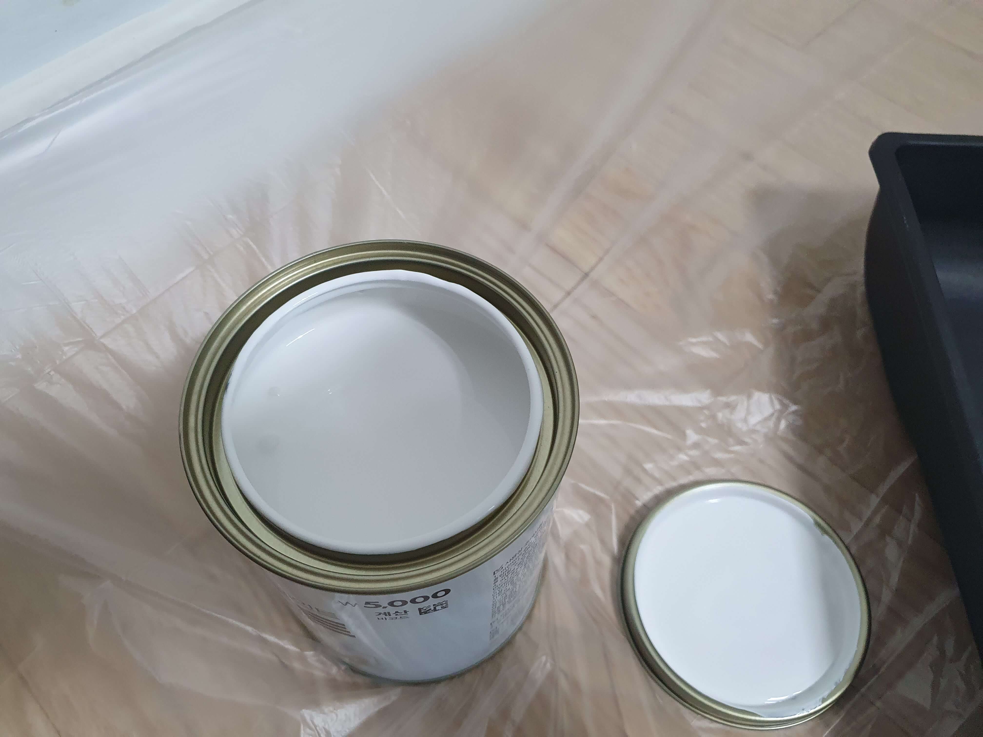 다이소 벽지 페인트 도배 후기11