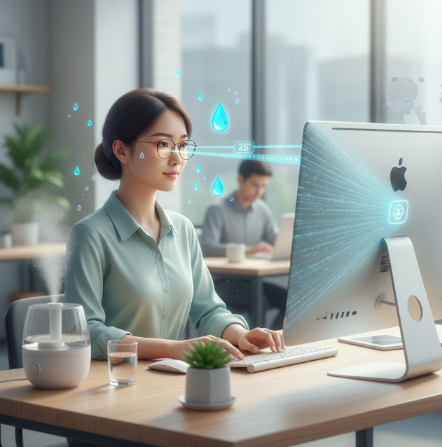 모니터와 눈 사이의 거리, 안구건조증 탈출