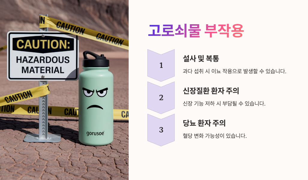 고로쇠물 부작용