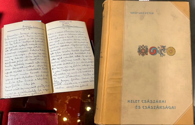 ▲1910년을 전후해 버이 삐떼르 헝가리 신부가 쓴 일기(사진=탁현민 청와대 의전비서관 페이스북 캡처)