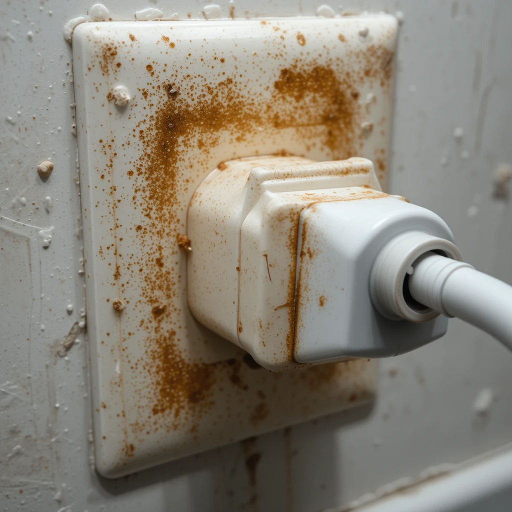 전기콘센트 주변 얼룩진자국 없애는 방법