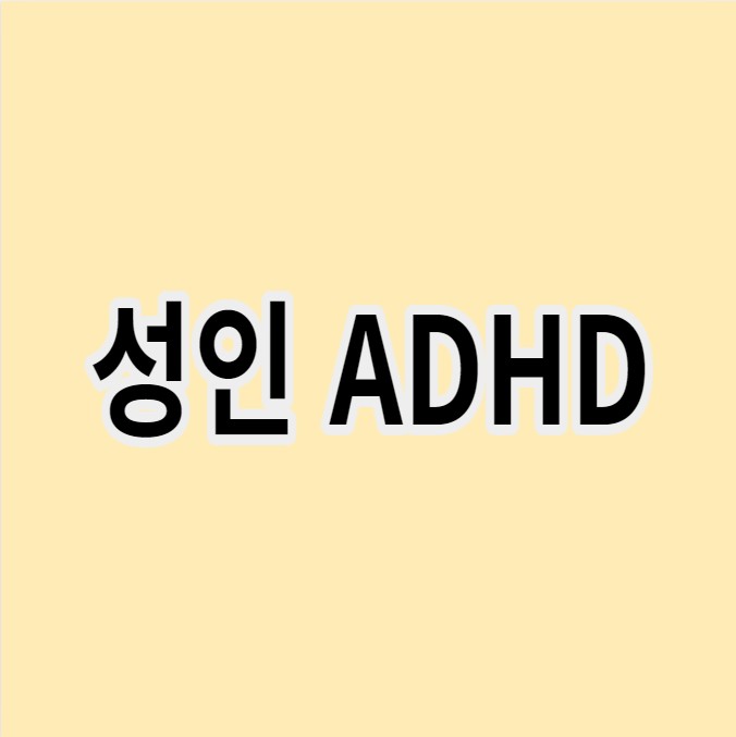 성인ADHD