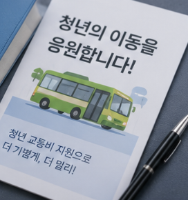 청년 교통비 지원 여부 확인