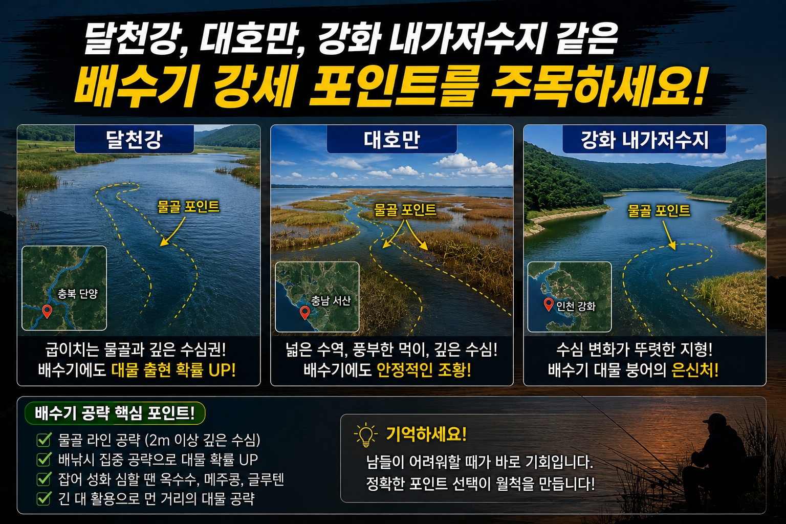 새벽 4시, 모두 잠든 시간에 시작된 낚시