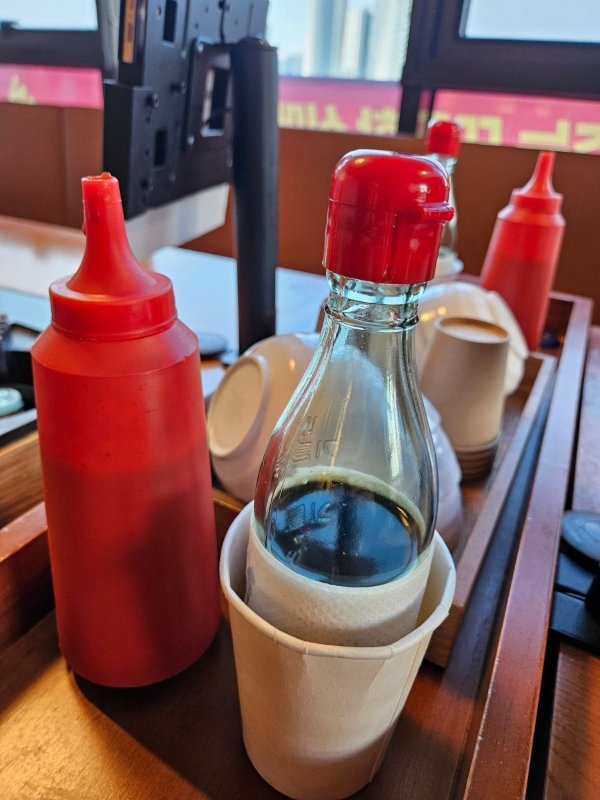 봄이보리밥 참기름과 고추장