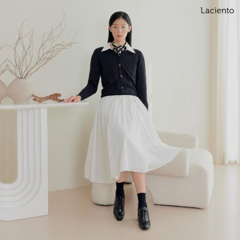 플러스샵 라씨엔토 23 FW 컬러 버튼 가디건형 니트 3종