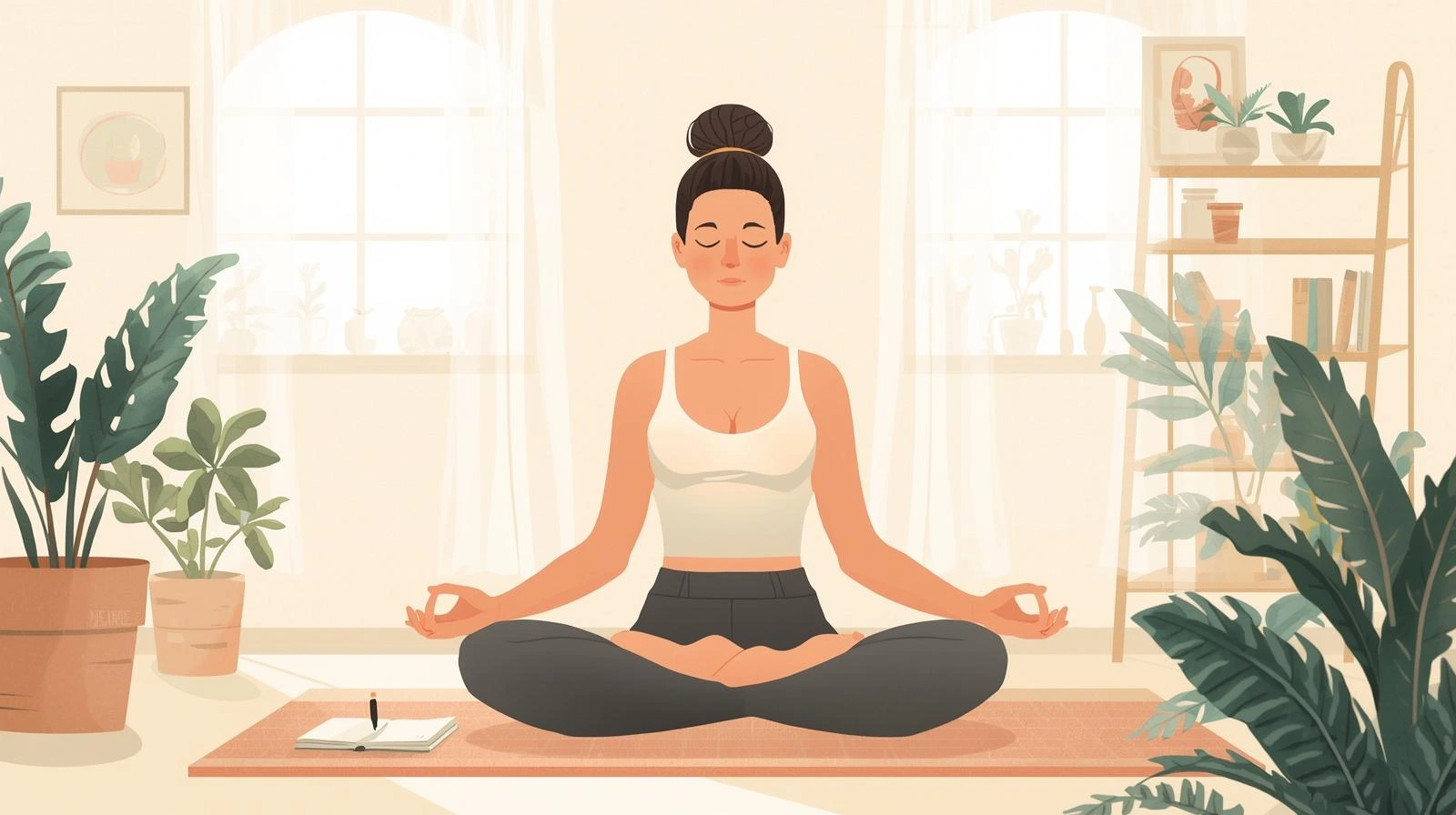 마음의 체력을 단련하는 명상 루틴 이미지