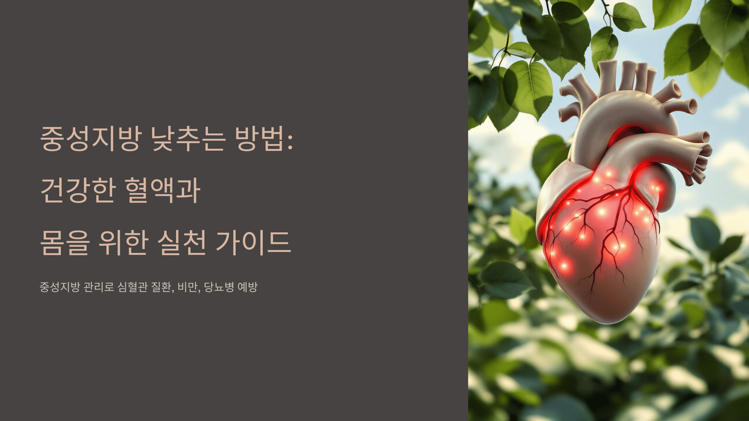 중성지방과 관련된 사진입니다.