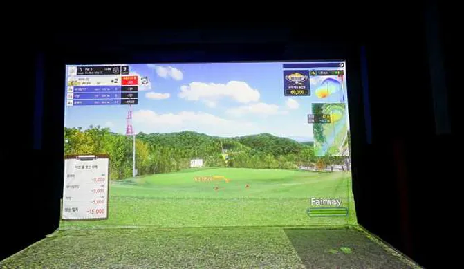 골프존파크 삼산 온스크린